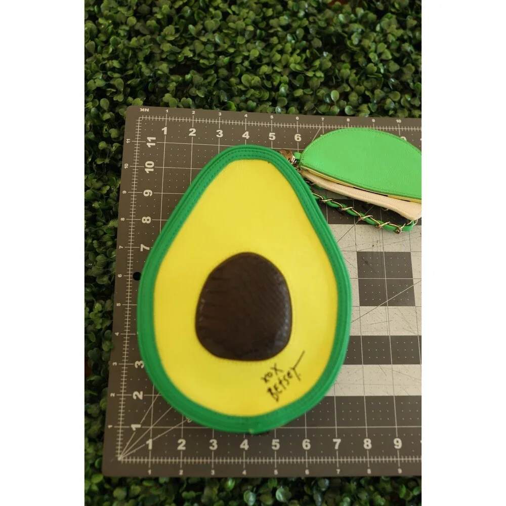 Betsey Johnson Holy Guacamole Wristlet Avocado Lime Salt Purse Kitsch Bag